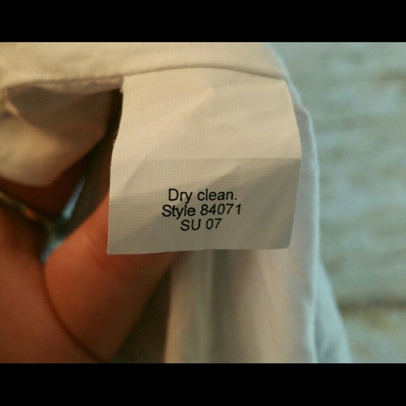 J Crew Strapless Navy & White Dress - Picture 6 of 6